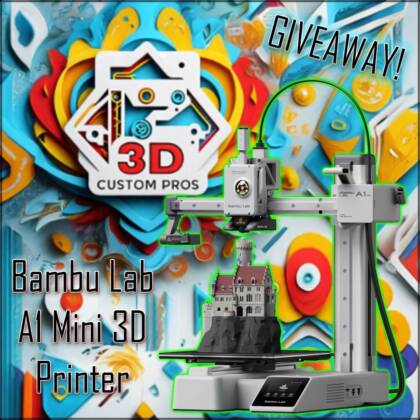 Bambu Lab A Mini D Printer Best Of Gleam Giveaways