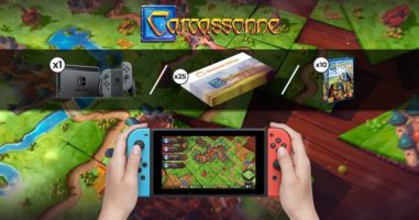 Nintendo Switch and Carcassonne