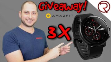 3 Amazfit Stratos Smartwatches Giveaway header