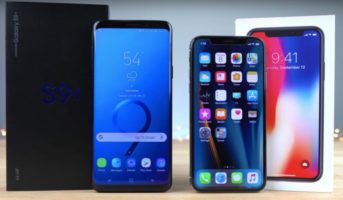 iPhone X or Galaxy S9 Plus Giveaway header