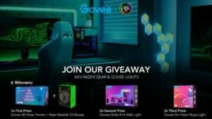 Govee 3D Hexa Panels and a Razer Basilisk V3 Gaming Mouse