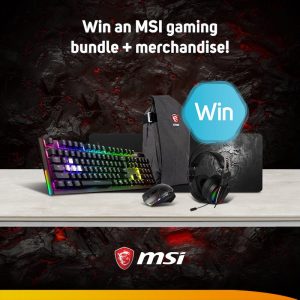 MSI Gaming Hardware Giveaway header