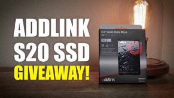 256GB Addlink S20 SSD giveaway header
