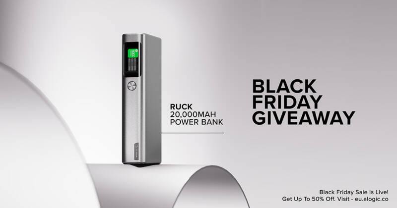 ALOGIC RUCK Power Bank - Best Of Gleam Giveaways